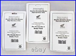 2001-2017 Gl1800 & F6b Goldwing Genuine Honda Brake Pads Front & Rear Oem New
