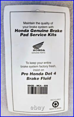2001-2017 Gl1800 & F6b Goldwing Genuine Honda Brake Pads Front & Rear Oem New