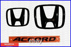 2018-2021 Accord Genuine Honda OEM Gloss Black Emblem Kit (08F20-TVA-100)