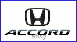 2018-2021 Accord Genuine Honda OEM Gloss Black Emblem Kit (08F20-TVA-100)