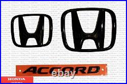 2018-2022 Accord Genuine Honda OEM Gloss Black Emblem Kit (08F20-TVA-100)