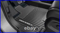 2018-2025 New Genuine Honda Odyssey Black All Season Floor Mats 08P17-THR-110A