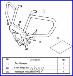 2022-2026 NEW OEM Genuine Honda TRX420 Rancher Front Bumper 08P70-HR3-HA0 2022-2026 NEW OEM Genuine Honda TRX420 Rancher Front Bumper 08P70-HR3-HA0
