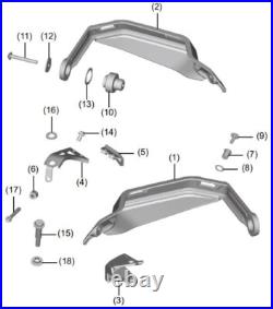 2024-2025 NEW Genuine Honda OE XL750 Transalp Hand Guards and Deflectors Kit 2024-2025 NEW Genuine Honda OE XL750 Transalp Hand Guards and Deflectors Kit