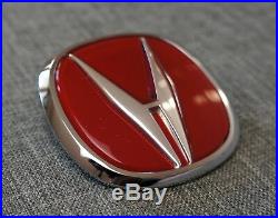 Acura Integra Type-R Red Front Grille Badge Emblem OEM Genuine TypeR Type R