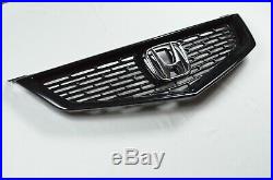 FRONT Type-S (Euro-R) Bumper Grille for Honda ACCORD CL7 + H Emblem Genuine