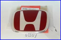 FRONT Type-S (Euro-R) Bumper Grille for Honda ACCORD CL7 + Red H Emblem Genuine
