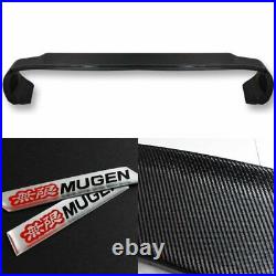 HDC Autosports MUGEN Style Rear Trunk Spoiler For Honda Civic 4-Door Sedan (2012-2015) - Carbon Fiber With Factory Blue Accents