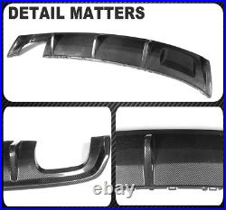 Fit For Audi A3 Standard Bumper 2014-2016 REAL Carbon Rear Diffuser Spoiler Lip