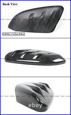 For 2016-21 Honda CIVIC Real Carbon Fiber Add-on Mu Style Side Mirror Cover Caps