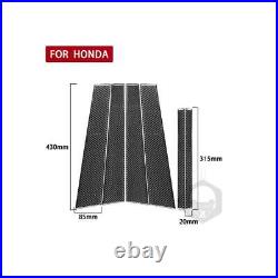 For Honda Accord 2014-2017 Real Carbon Fiber Windows Sill Molding Strip Trim 6pc
