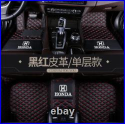 For Honda Accord Olyssey Fit City CR-V Civic Crosstour HR-V XR-V Car Floor Mats