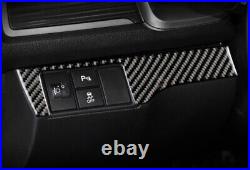 For Honda Civic 10Th 2016-2020 Real Carbon Air Conditioning Air Outlet Vent Trim