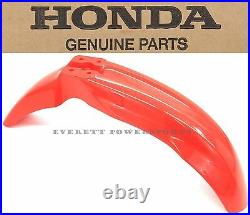 Front Fender 00-07 XR650 R OEM Fighting Red Plastic Genuine Honda Mud Guard #F45