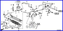 GENUINE 2005-2011 Honda Ridgeline OEM Power Steering Pressure Hose 53713-SJC-A02