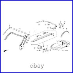 GENUINE HONDA S2000 AP1 AP2 Front Out Side Door Window Molding R&L Weather Strip