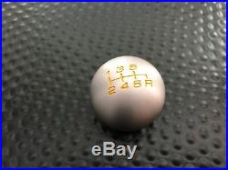 GENUINE OEM HONDA S2000 CR ROUND SHIFT KNOB With YELLOW LETTERING 00-09 S2K AP1/2