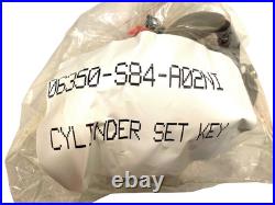 Genuine'98-02 Honda Accord 13 Piece Lock Key Cylinder Set 06350-S84-A02NI NEW