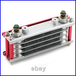 Genuine Aluminum Engine Oil Cooler Radiator System Horizontal Engine Cooling Kit