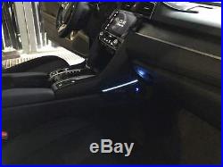 Genuine Blue Led Console Illuminated For Honda CIVIC Sedan Coupe Hatch 2016-2019