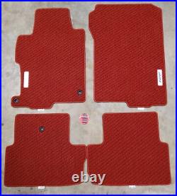 Genuine Honda 13-17 Accord 2dr Coupe Red HFP Carpet Mats Oem New 08P15-T3L-110A Genuine Honda 13-17 Accord 2dr Coupe Red HFP Carpet Mats Oem New 08P15-T3L-110A