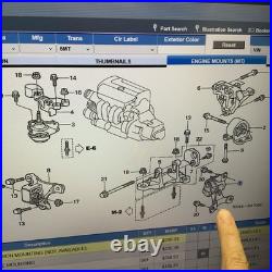 Genuine Honda 2002-2006 MT Rubber Assembly Transmission Mounting 50805-S9A-023