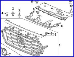 Genuine Honda 2023-2025 Honda CR-V (H) Emblem (Radar Cover) 75710-3T0-J01