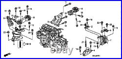 Genuine Honda 50820-SNB-J02 Engine Side Mounting Rubber 06-11 Civic 1.8L