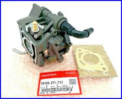 Genuine Honda CARBURETOR (BJ08A A) 16100-ZY1-713 w Gasket 16221-ZY1-000 OEM NEW