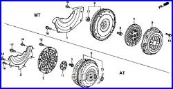 Genuine Honda Cover Clutch Case 21350-P2A-020 Genuine Honda Cover Clutch Case 21350-P2A-020