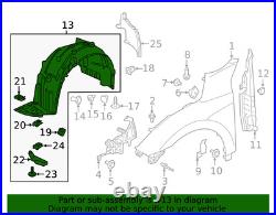 Genuine Honda Fender Liner 74151-TGG-A50 Genuine Honda Fender Liner 74151-TGG-A50