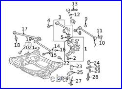 Genuine Honda Knuckle LH Rear NEW OEM 52215-SDA-A50