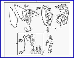 Genuine Honda Mirror Assembly (Right) 76208-TGG-A32