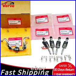 Genuine Honda OEM Fuel Injector Kit- 1.5 L Turbo Injector Set & Fuel Pipe NEW
