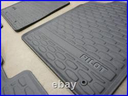 Genuine Honda Pilot All Season Floor Mats (Black) 08P13-S9V-110A