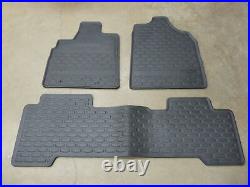 Genuine Honda Pilot All Season Floor Mats (Black) 08P13-S9V-110A