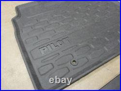 Genuine Honda Pilot All Season Floor Mats (Black) 08P13-S9V-110A