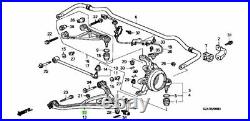 Genuine Honda S2000 AP1 AP2 ARM COMP LEFT Rear Lower 52360-S2A-000 JDM OEM NEW