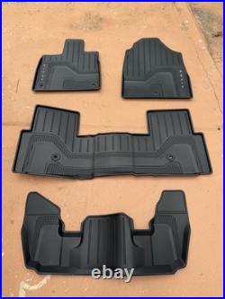 Genuine OEM 2023-2026 Honda Pilot All Weather Floor Mats Set NEW Black