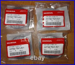 Genuine OEM Honda Civic Type-R Wheel Center Caps FK2 FK8 Black Red H 69mm NEW