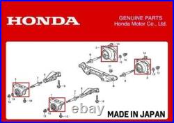 Genuine OEM Honda S2000 AP1/AP2 Rear Differential Mount 4-Piece Set F&R R&L New