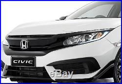 Genuine Oem Rs Black Front Grille Extension Trim For CIVIC Sedan Coupe 2016-2018