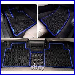 Goodyear Floor Mats All Weather Liners for 18-22 Honda Accord Black/Blue