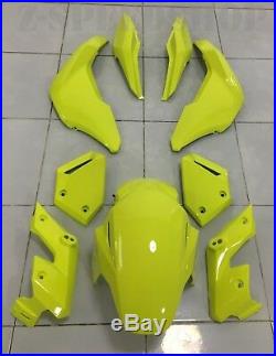 Grom honda genuine msx125 grom sf fairing set/decals lemon ice yellow 2017