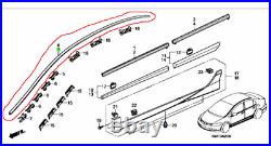 HONDA CIVIC Molding 73168-SNA-013 73158-SNA-013 L&R Drip Side Set Genuine OEM863