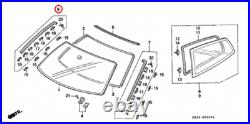 HONDA Genuine 73152-SR3-003 73162-SR3-003 Civic 92-95 Molding Front Windshield