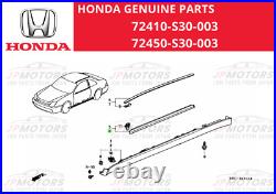 HONDA Genuine Prelude BB Window Door Molding Weather Strip Outer LH/RH Set New HONDA Genuine Prelude BB Window Door Molding Weather Strip Outer LH/RH Set New
