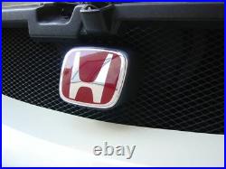 HONDA INTEGRA DC5 TYPE-R ACURA RSX Genuine Front Red H Emblem Badge OEM Parts