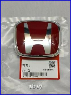 HONDA INTEGRA DC5 Type-R ACURA RSX Genuine Front & Rear Red H Emblem Badge OEM