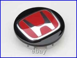 Honda Genuine Acura Civic Type-R Wheel Center Cap Red Emblem 4 piece Set New